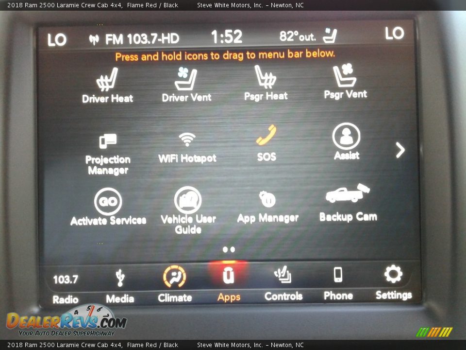 2018 Ram 2500 Laramie Crew Cab 4x4 Flame Red / Black Photo #26