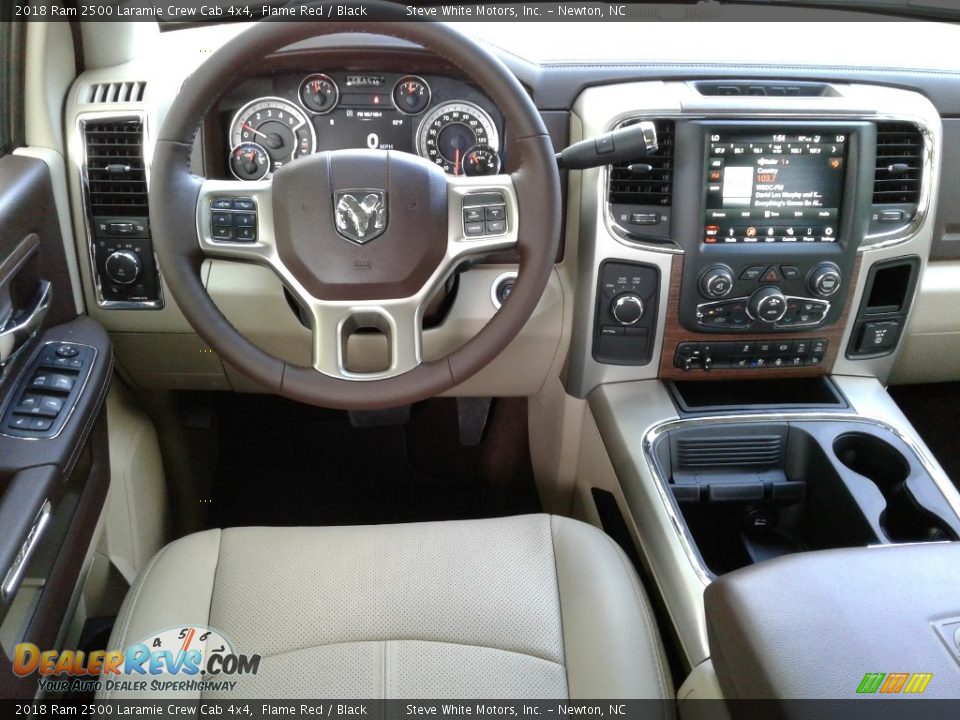2018 Ram 2500 Laramie Crew Cab 4x4 Flame Red / Black Photo #33