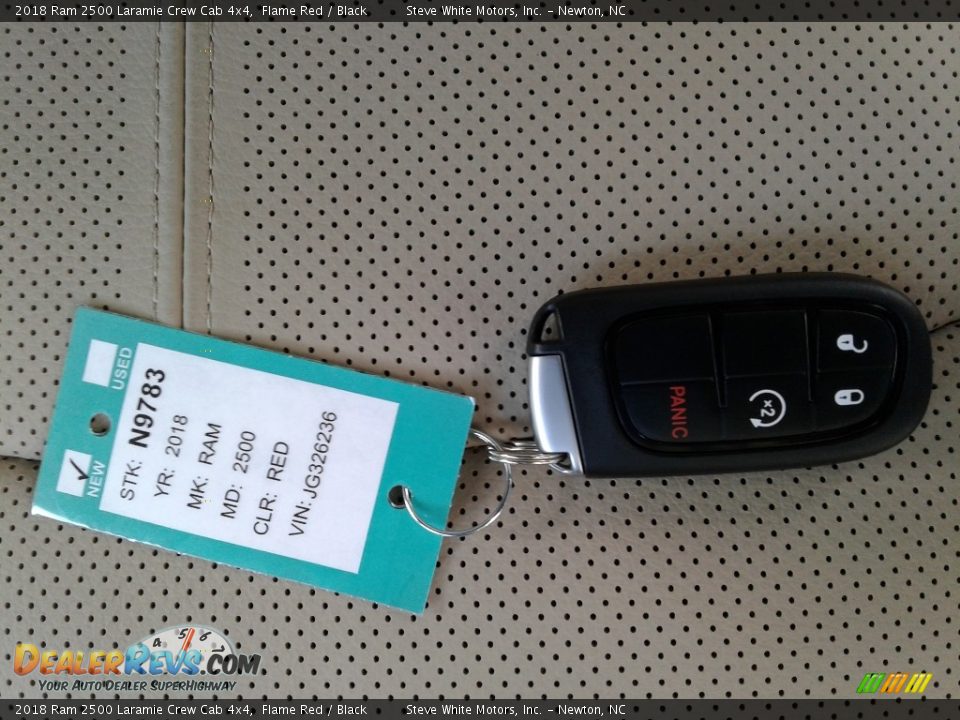 2018 Ram 2500 Laramie Crew Cab 4x4 Flame Red / Black Photo #34