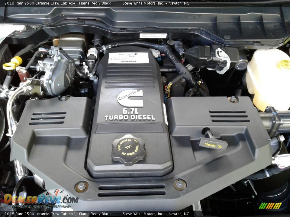 2018 Ram 2500 Laramie Crew Cab 4x4 Flame Red / Black Photo #35