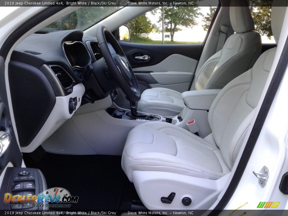 2019 Jeep Cherokee Limited 4x4 Bright White / Black/Ski Grey Photo #10