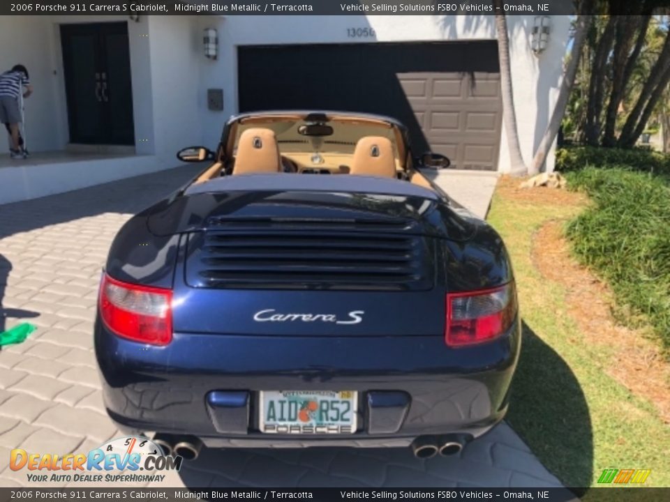 2006 Porsche 911 Carrera S Cabriolet Midnight Blue Metallic / Terracotta Photo #6