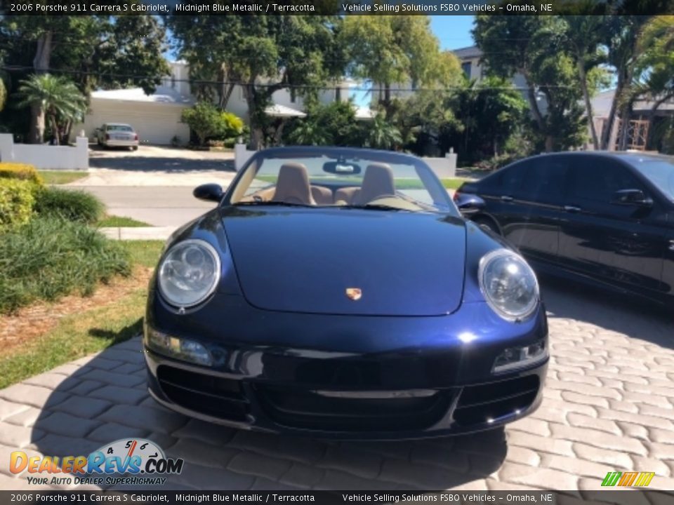 2006 Porsche 911 Carrera S Cabriolet Midnight Blue Metallic / Terracotta Photo #7