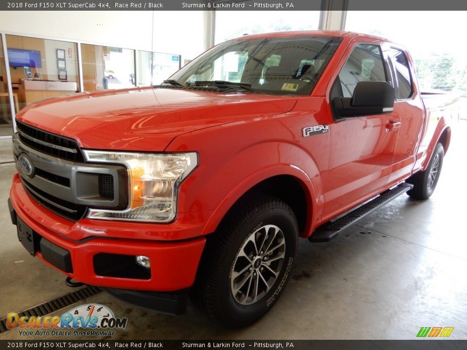 2018 Ford F150 XLT SuperCab 4x4 Race Red / Black Photo #4