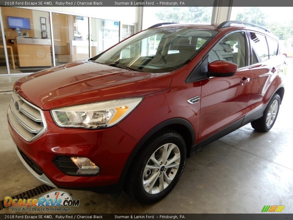 2018 Ford Escape SE 4WD Ruby Red / Charcoal Black Photo #5