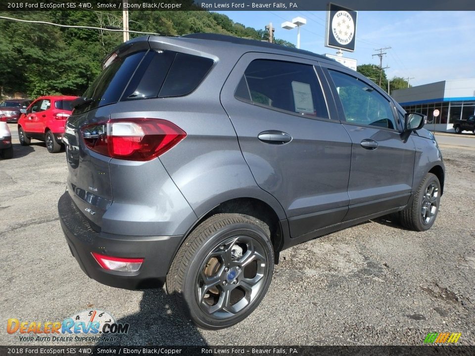 2018 Ford EcoSport SES 4WD Smoke / Ebony Black/Copper Photo #2