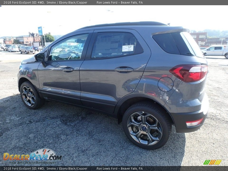 2018 Ford EcoSport SES 4WD Smoke / Ebony Black/Copper Photo #5