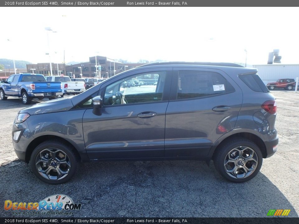 2018 Ford EcoSport SES 4WD Smoke / Ebony Black/Copper Photo #6