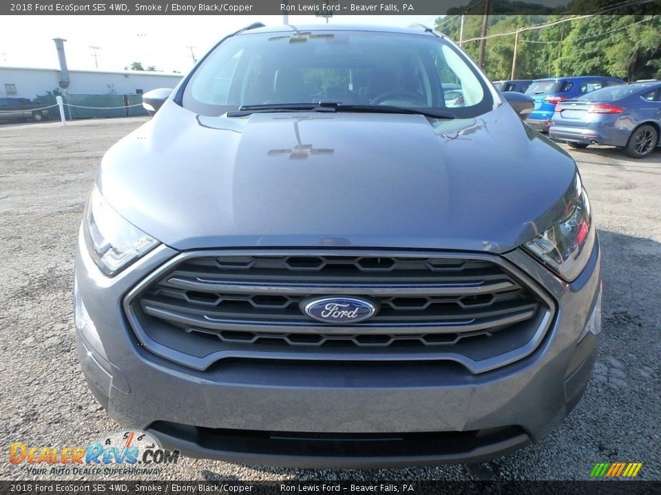 2018 Ford EcoSport SES 4WD Smoke / Ebony Black/Copper Photo #9