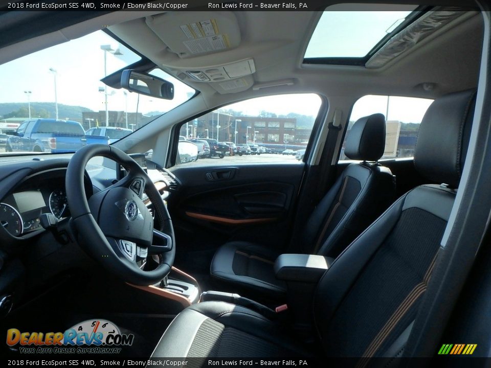 2018 Ford EcoSport SES 4WD Smoke / Ebony Black/Copper Photo #11