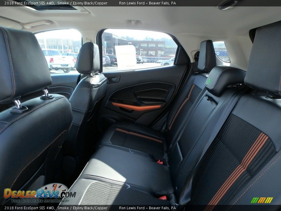 2018 Ford EcoSport SES 4WD Smoke / Ebony Black/Copper Photo #12