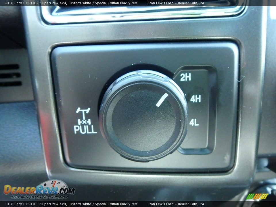 2018 Ford F150 XLT SuperCrew 4x4 Oxford White / Special Edition Black/Red Photo #18
