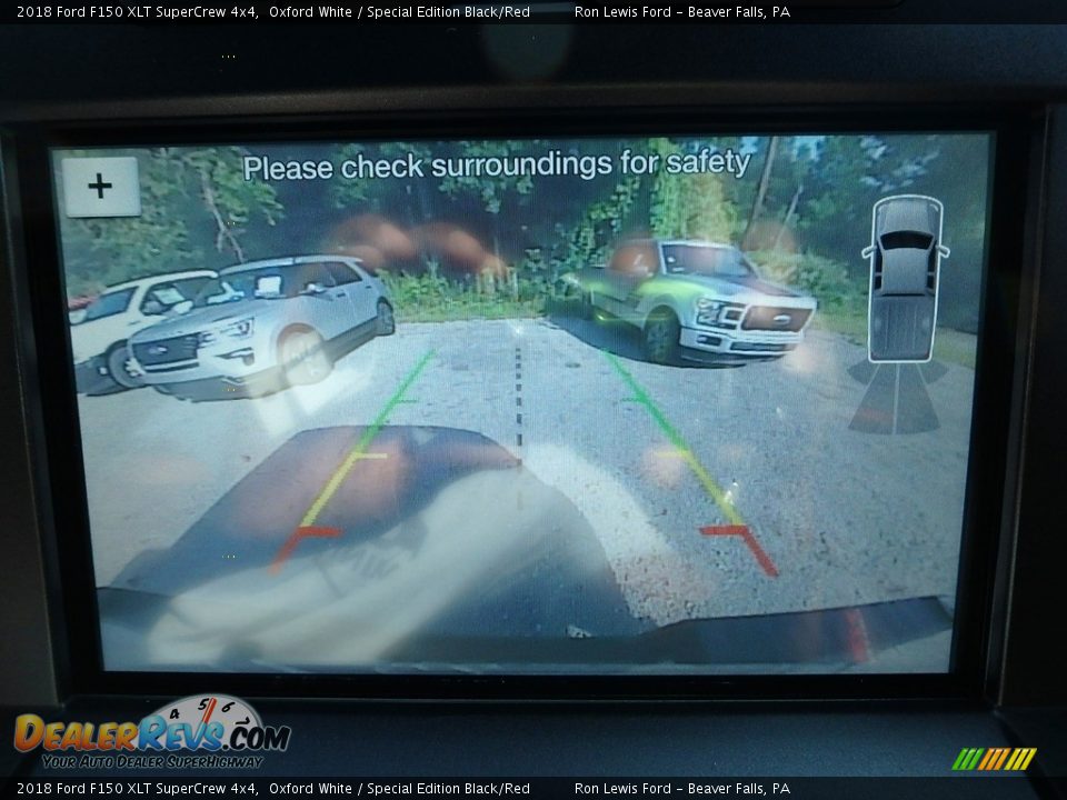 2018 Ford F150 XLT SuperCrew 4x4 Oxford White / Special Edition Black/Red Photo #19