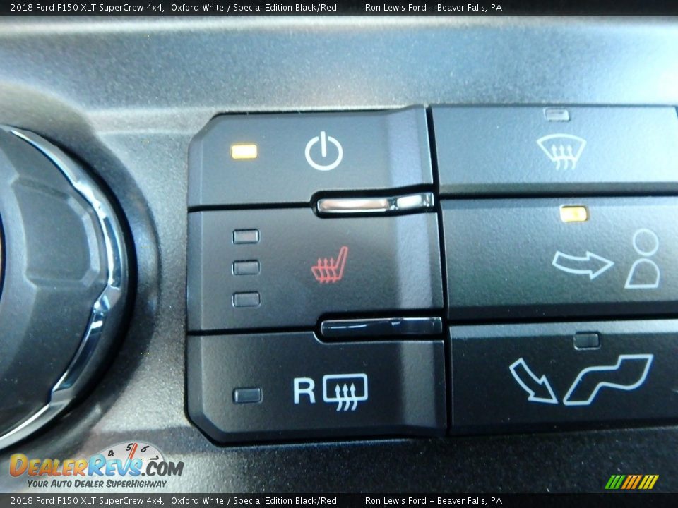 2018 Ford F150 XLT SuperCrew 4x4 Oxford White / Special Edition Black/Red Photo #20