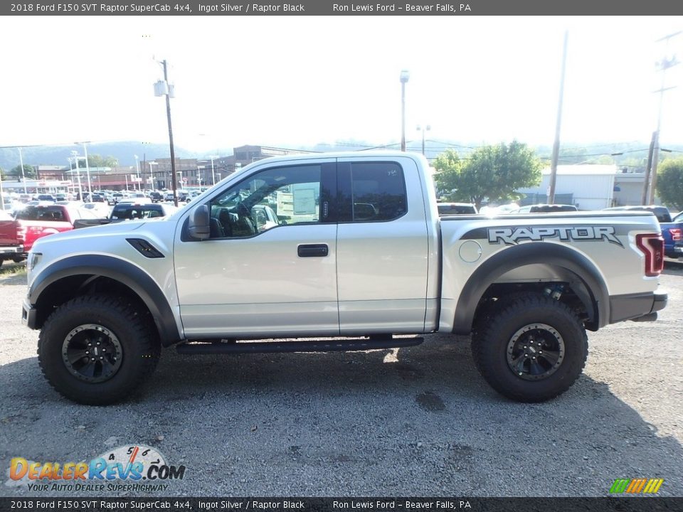 Ingot Silver 2018 Ford F150 SVT Raptor SuperCab 4x4 Photo #5