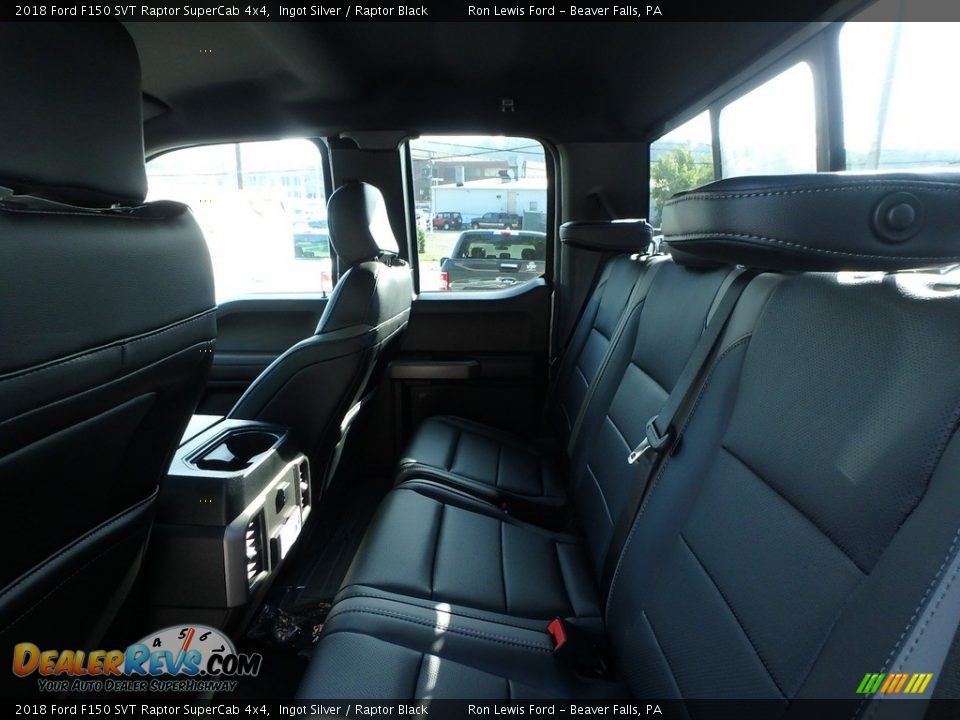 2018 Ford F150 SVT Raptor SuperCab 4x4 Ingot Silver / Raptor Black Photo #11