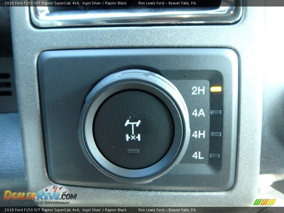 Controls of 2018 Ford F150 SVT Raptor SuperCab 4x4 Photo #17