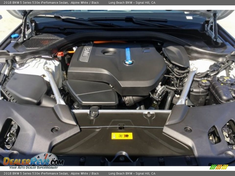 2018 BMW 5 Series 530e iPerfomance Sedan Alpine White / Black Photo #8