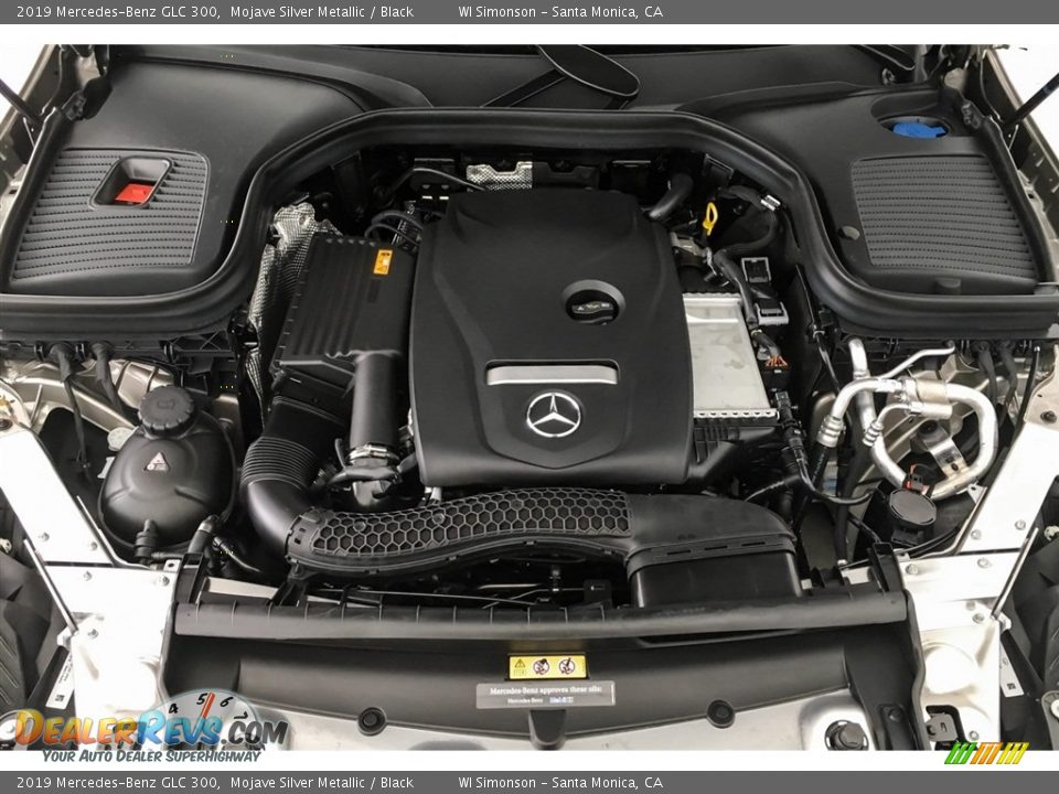 2019 Mercedes-Benz GLC 300 Mojave Silver Metallic / Black Photo #8