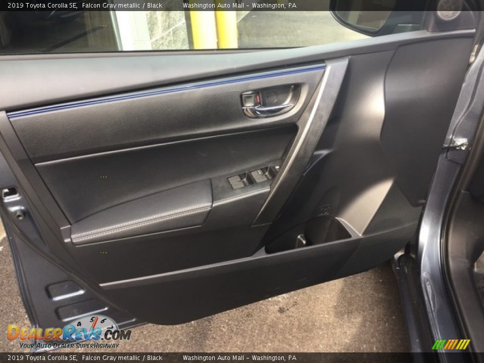 2019 Toyota Corolla SE Falcon Gray metallic / Black Photo #22