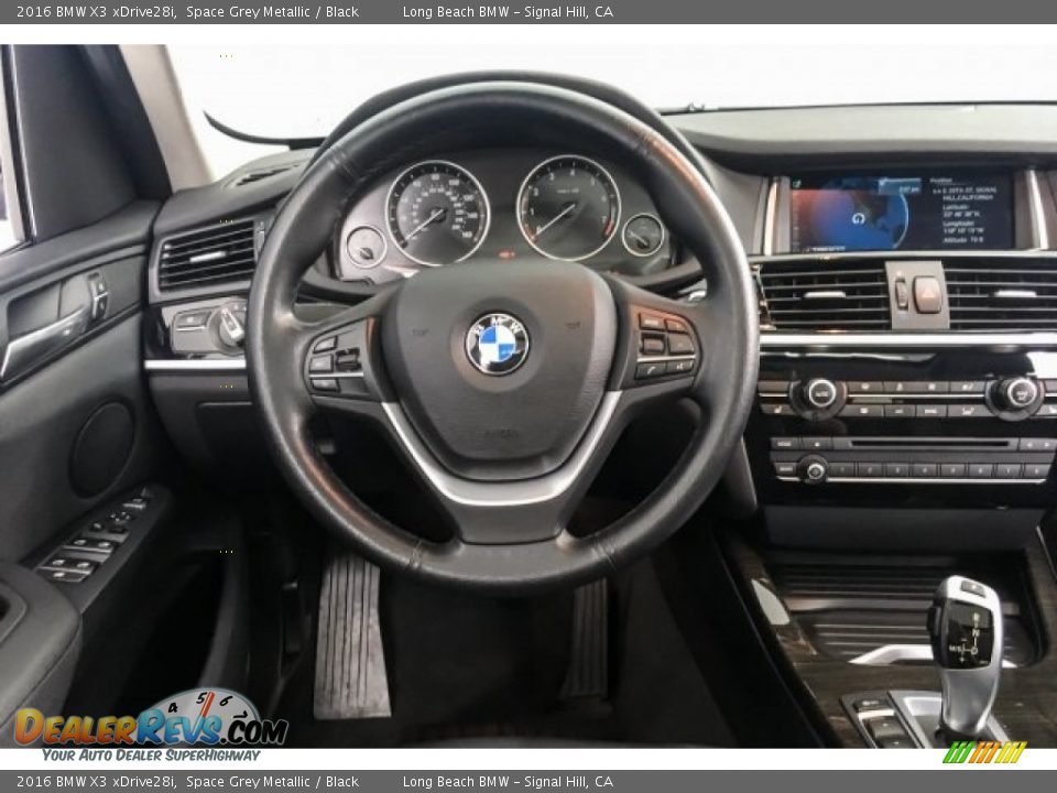 2016 BMW X3 xDrive28i Space Grey Metallic / Black Photo #4