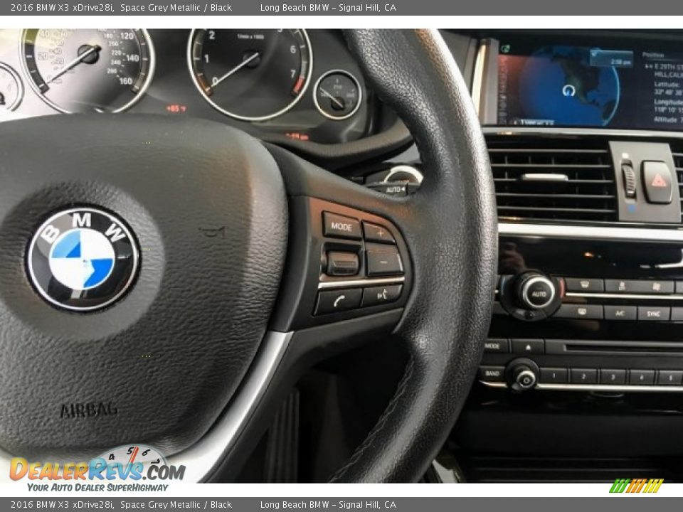 2016 BMW X3 xDrive28i Space Grey Metallic / Black Photo #14