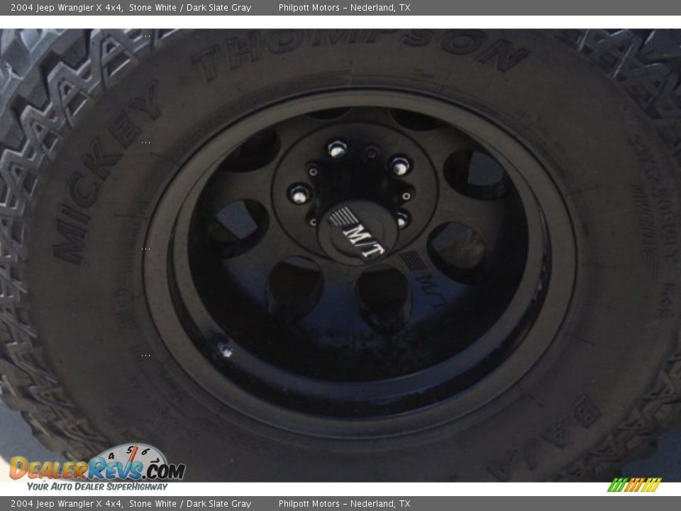 2004 Jeep Wrangler X 4x4 Stone White / Dark Slate Gray Photo #9