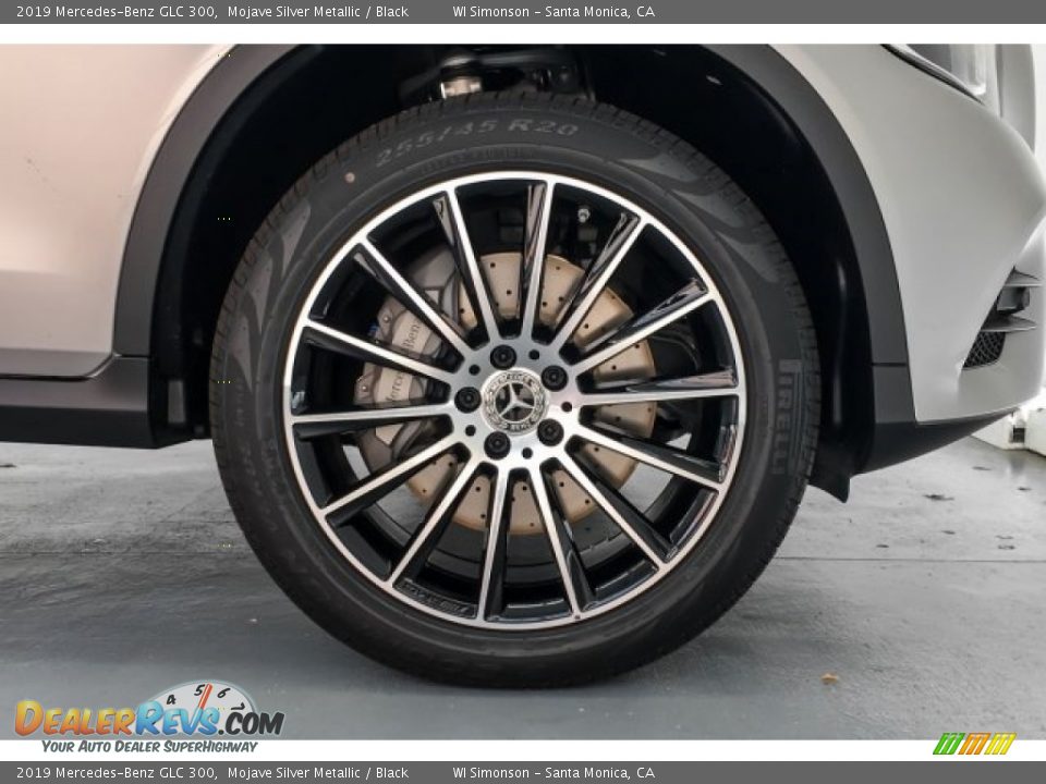 2019 Mercedes-Benz GLC 300 Mojave Silver Metallic / Black Photo #9