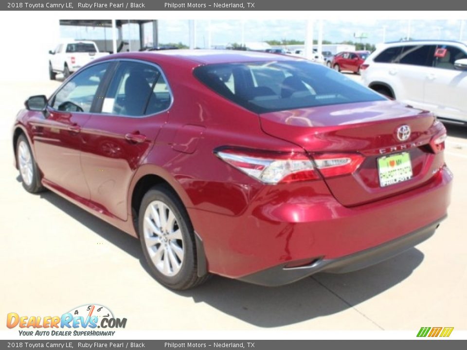 2018 Toyota Camry LE Ruby Flare Pearl / Black Photo #6
