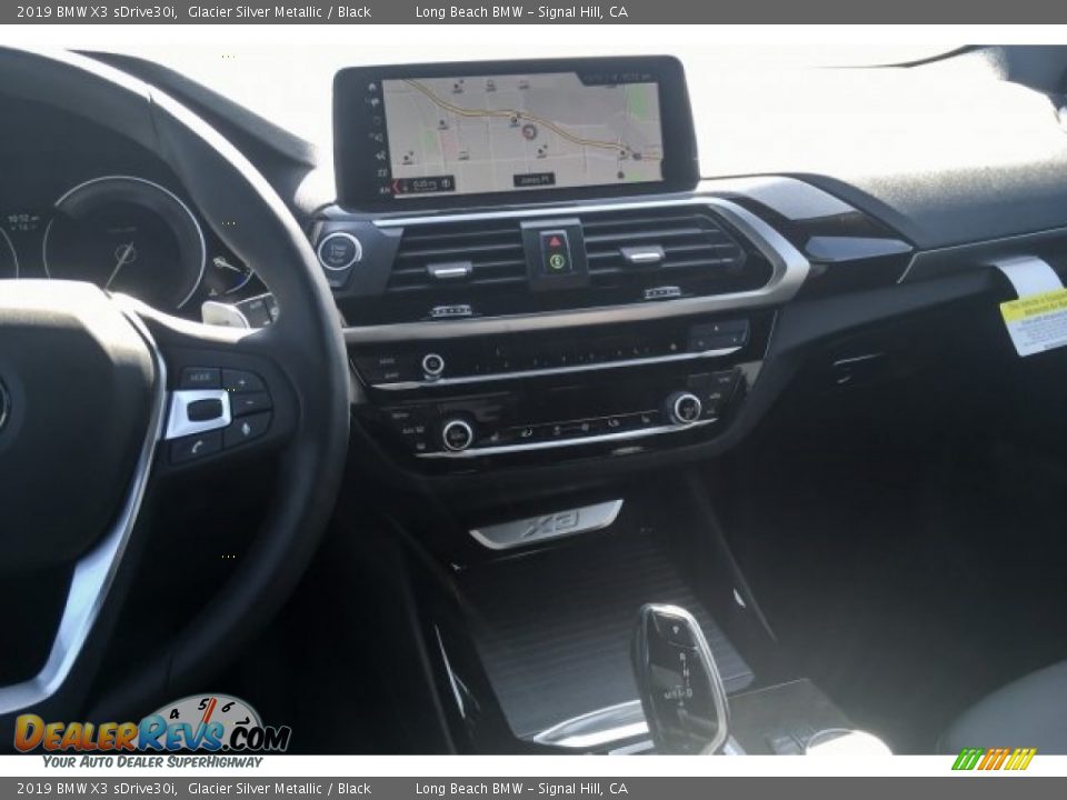 2019 BMW X3 sDrive30i Glacier Silver Metallic / Black Photo #6
