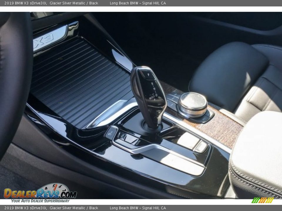 2019 BMW X3 sDrive30i Glacier Silver Metallic / Black Photo #7