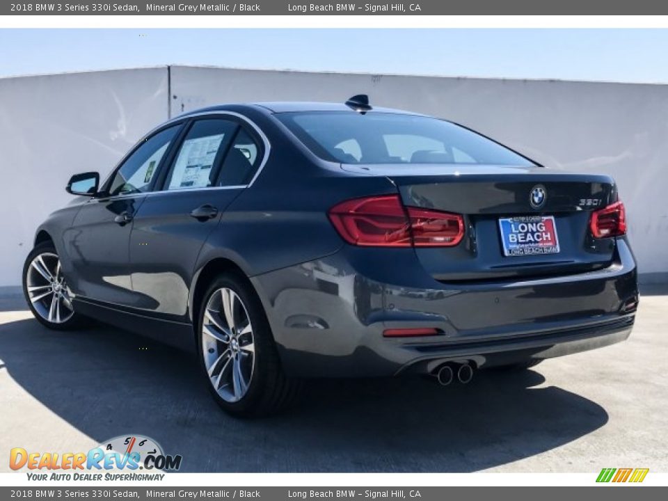 2018 BMW 3 Series 330i Sedan Mineral Grey Metallic / Black Photo #2
