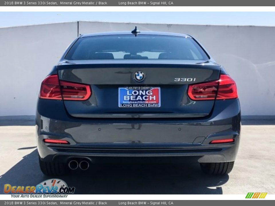 2018 BMW 3 Series 330i Sedan Mineral Grey Metallic / Black Photo #3