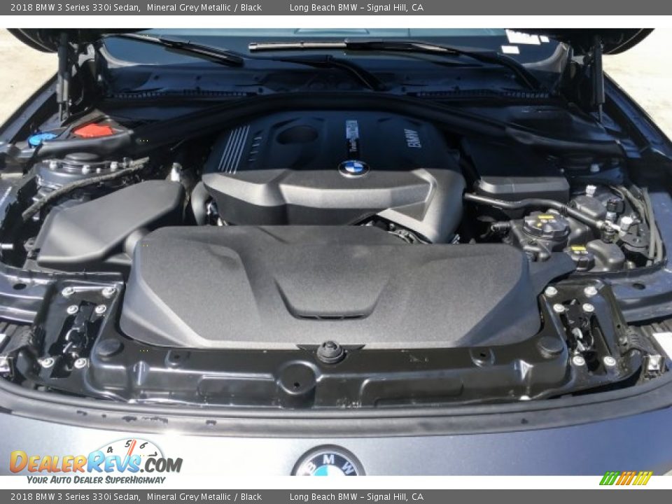 2018 BMW 3 Series 330i Sedan Mineral Grey Metallic / Black Photo #8