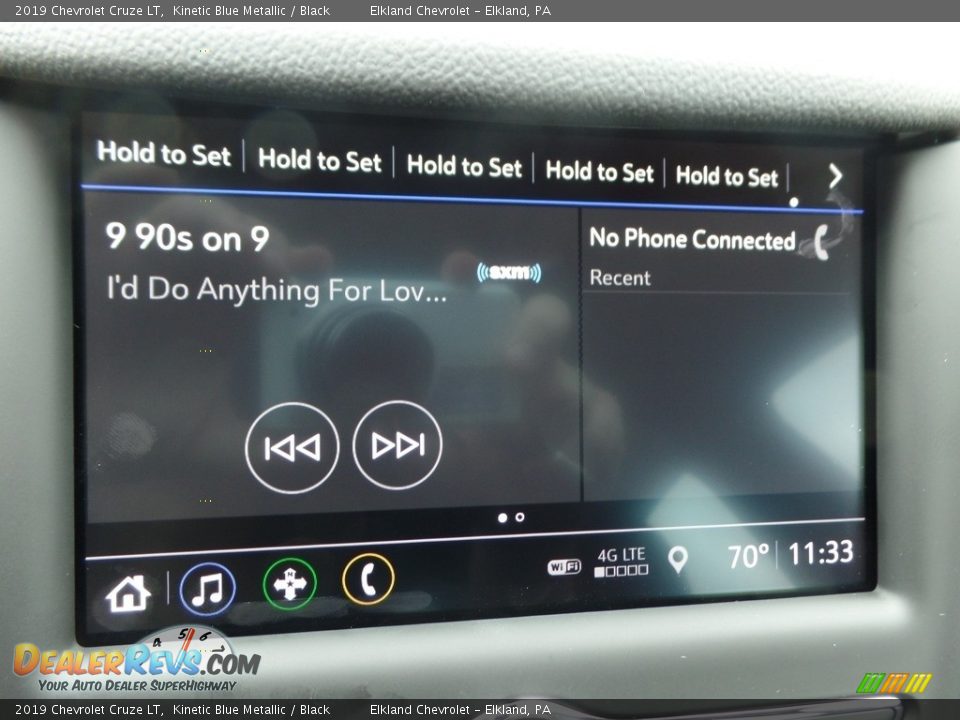 2019 Chevrolet Cruze LT Kinetic Blue Metallic / Black Photo #32