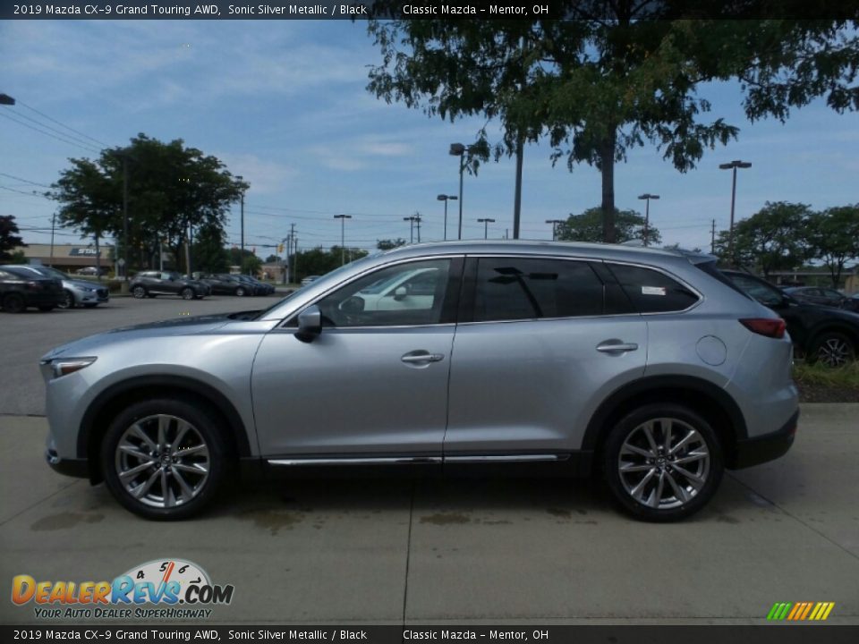 Sonic Silver Metallic 2019 Mazda CX-9 Grand Touring AWD Photo #2