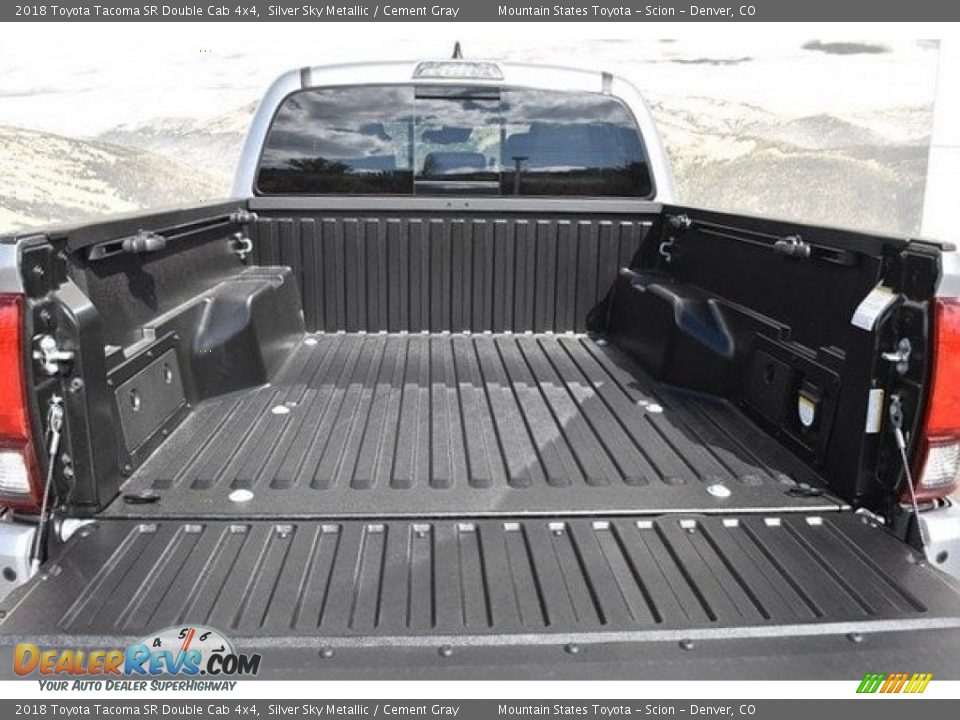 2018 Toyota Tacoma SR Double Cab 4x4 Silver Sky Metallic / Cement Gray Photo #30
