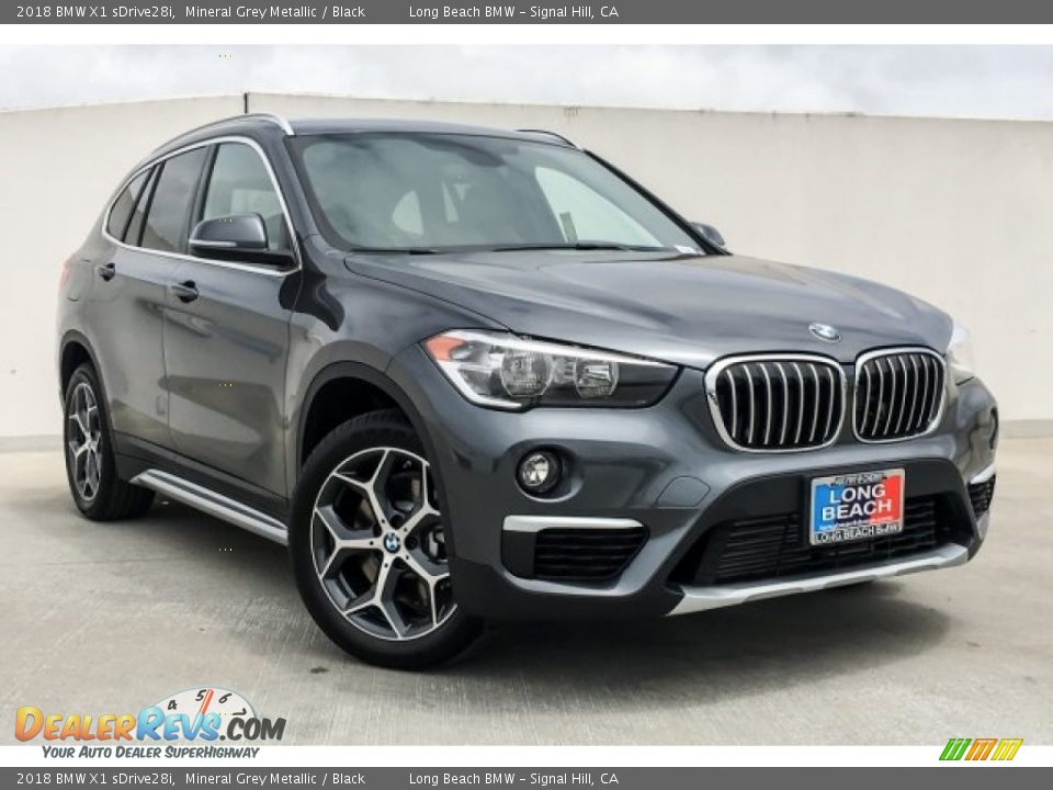 2018 BMW X1 sDrive28i Mineral Grey Metallic / Black Photo #12