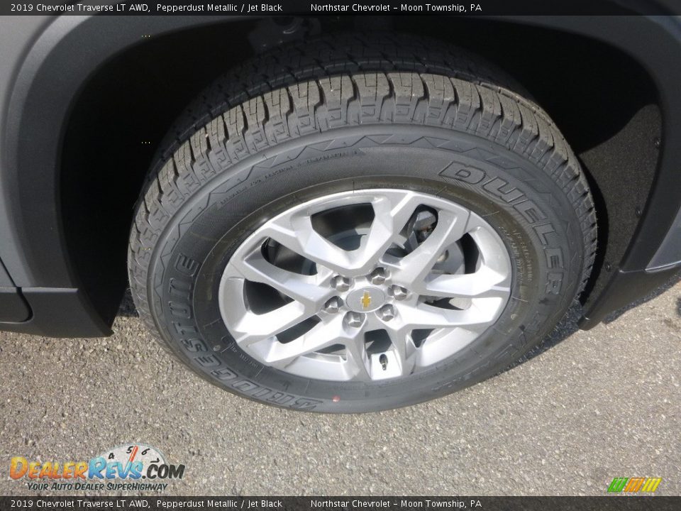 2019 Chevrolet Traverse LT AWD Pepperdust Metallic / Jet Black Photo #9