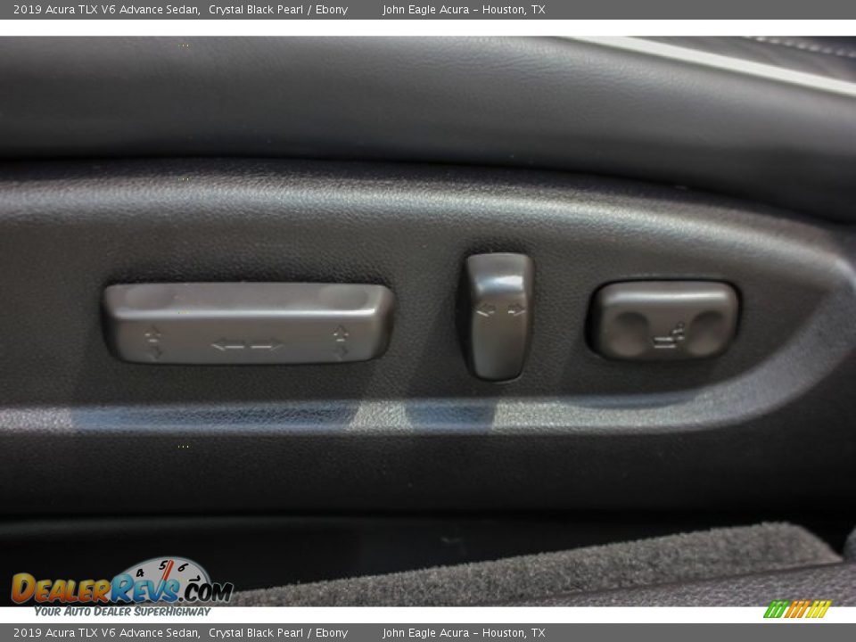 2019 Acura TLX V6 Advance Sedan Crystal Black Pearl / Ebony Photo #14
