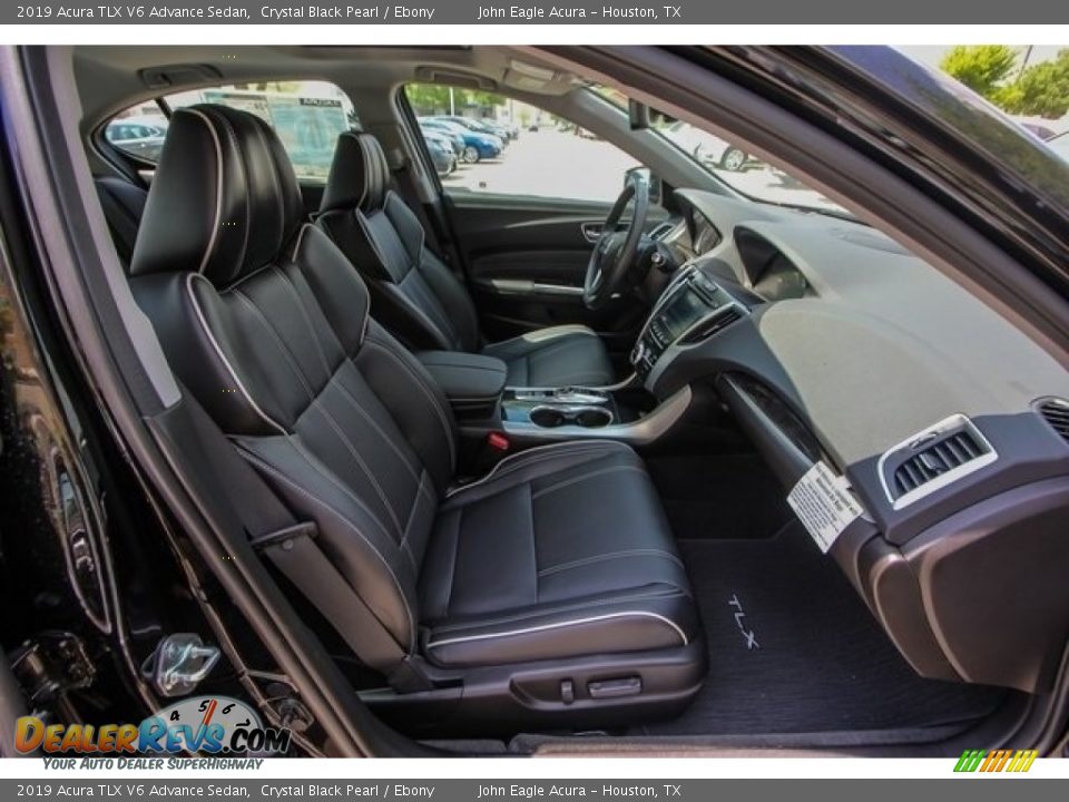 2019 Acura TLX V6 Advance Sedan Crystal Black Pearl / Ebony Photo #23