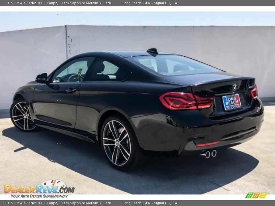 2019 BMW 4 Series 430i Coupe Black Sapphire Metallic / Black Photo #2