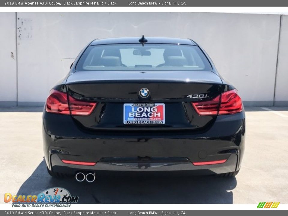 2019 BMW 4 Series 430i Coupe Black Sapphire Metallic / Black Photo #3
