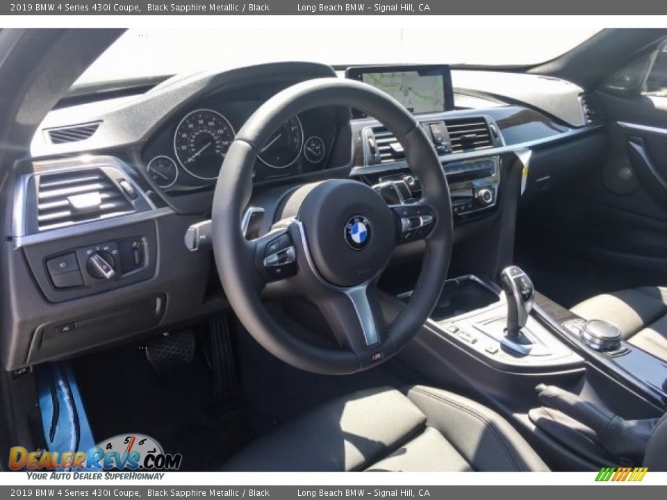 2019 BMW 4 Series 430i Coupe Black Sapphire Metallic / Black Photo #6
