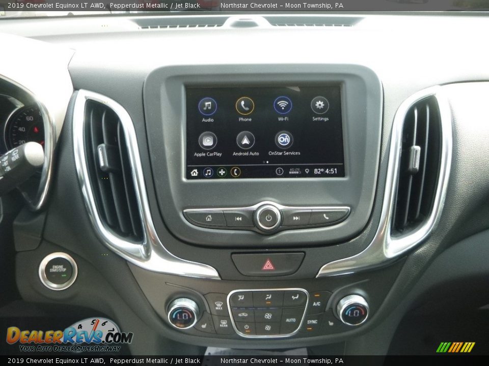 2019 Chevrolet Equinox LT AWD Pepperdust Metallic / Jet Black Photo #17