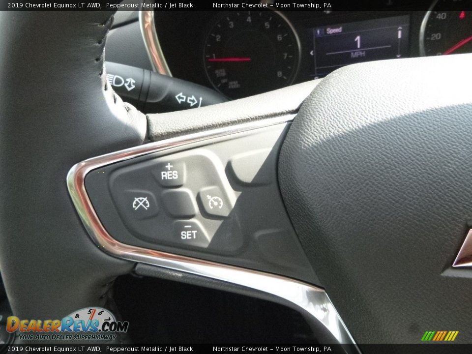 2019 Chevrolet Equinox LT AWD Pepperdust Metallic / Jet Black Photo #20