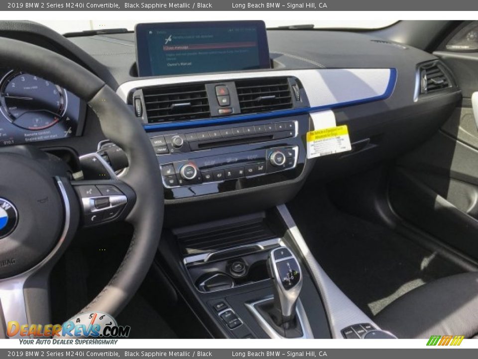 Dashboard of 2019 BMW 2 Series M240i Convertible Photo #4