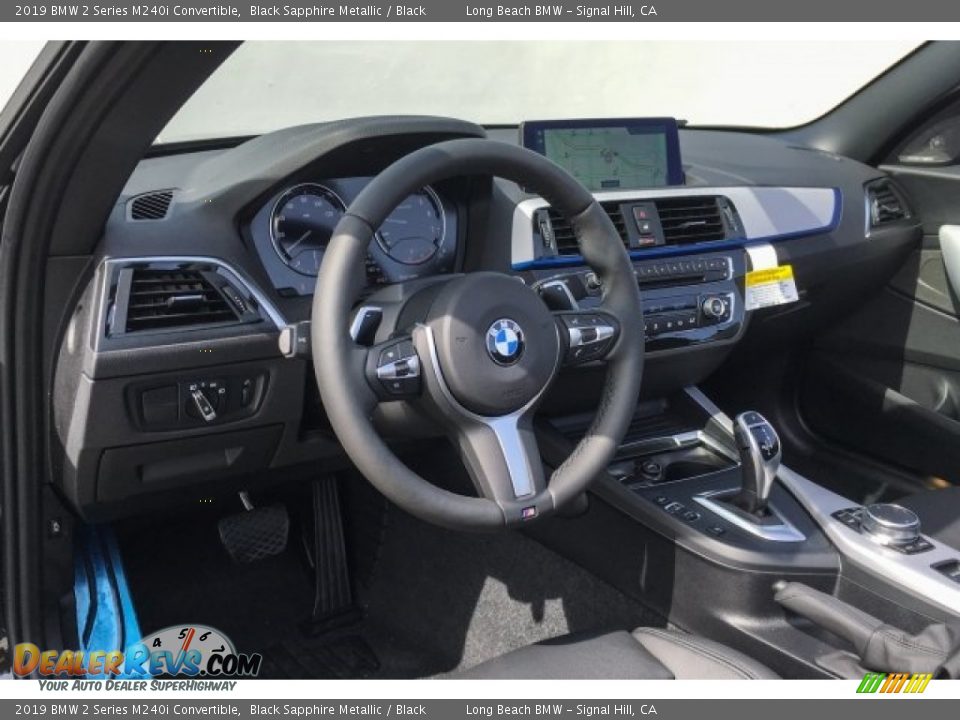 Dashboard of 2019 BMW 2 Series M240i Convertible Photo #6