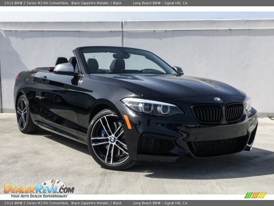 Front 3/4 View of 2019 BMW 2 Series M240i Convertible Photo #12