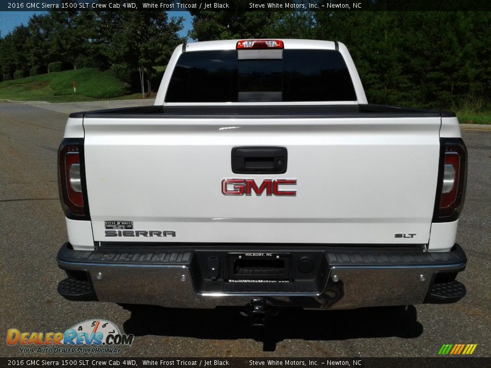 2016 GMC Sierra 1500 SLT Crew Cab 4WD White Frost Tricoat / Jet Black Photo #7